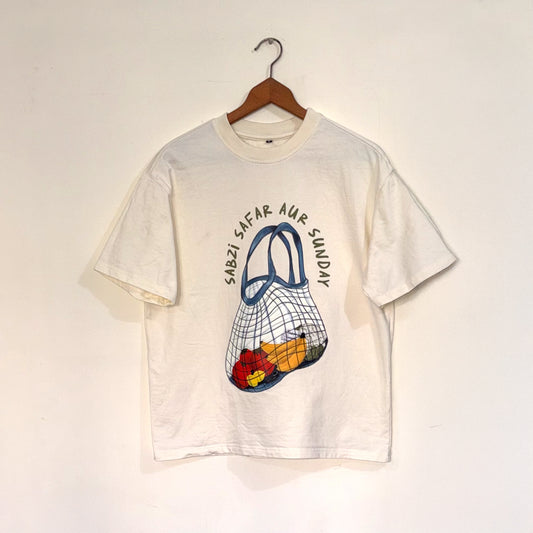 Sabzi, Safar aur Sunday Oversized T-Shirt