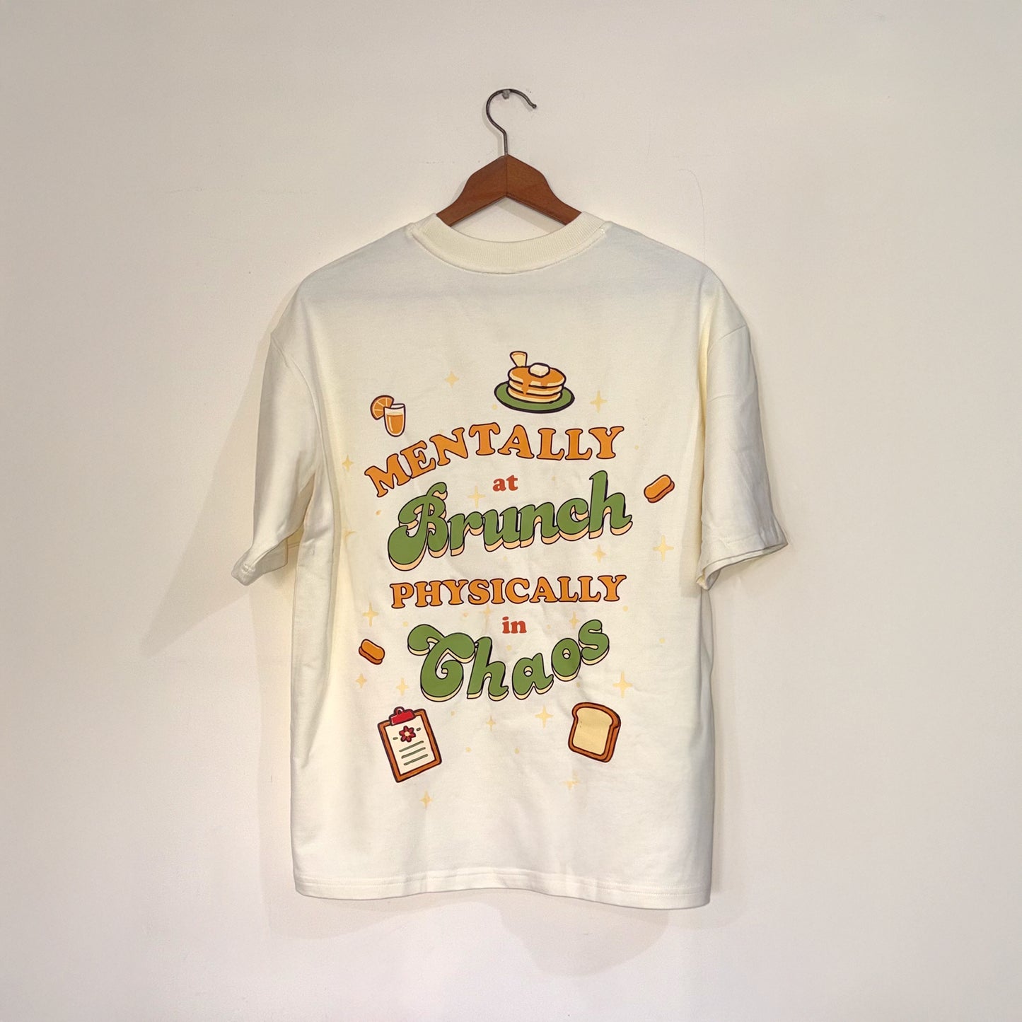 Mentally at Brunch Oversized T-Shirt